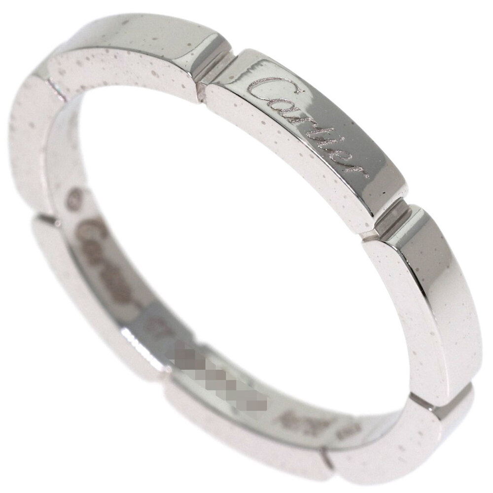 Cartier Maillon Panthère #57 Ring, 18K White Gold, Women's.
